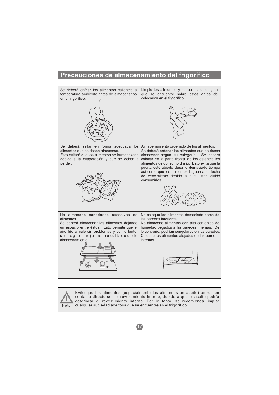 Precauciones de almacenamiento del frigorífico | haier AFL631CB User Manual | Page 132 / 196