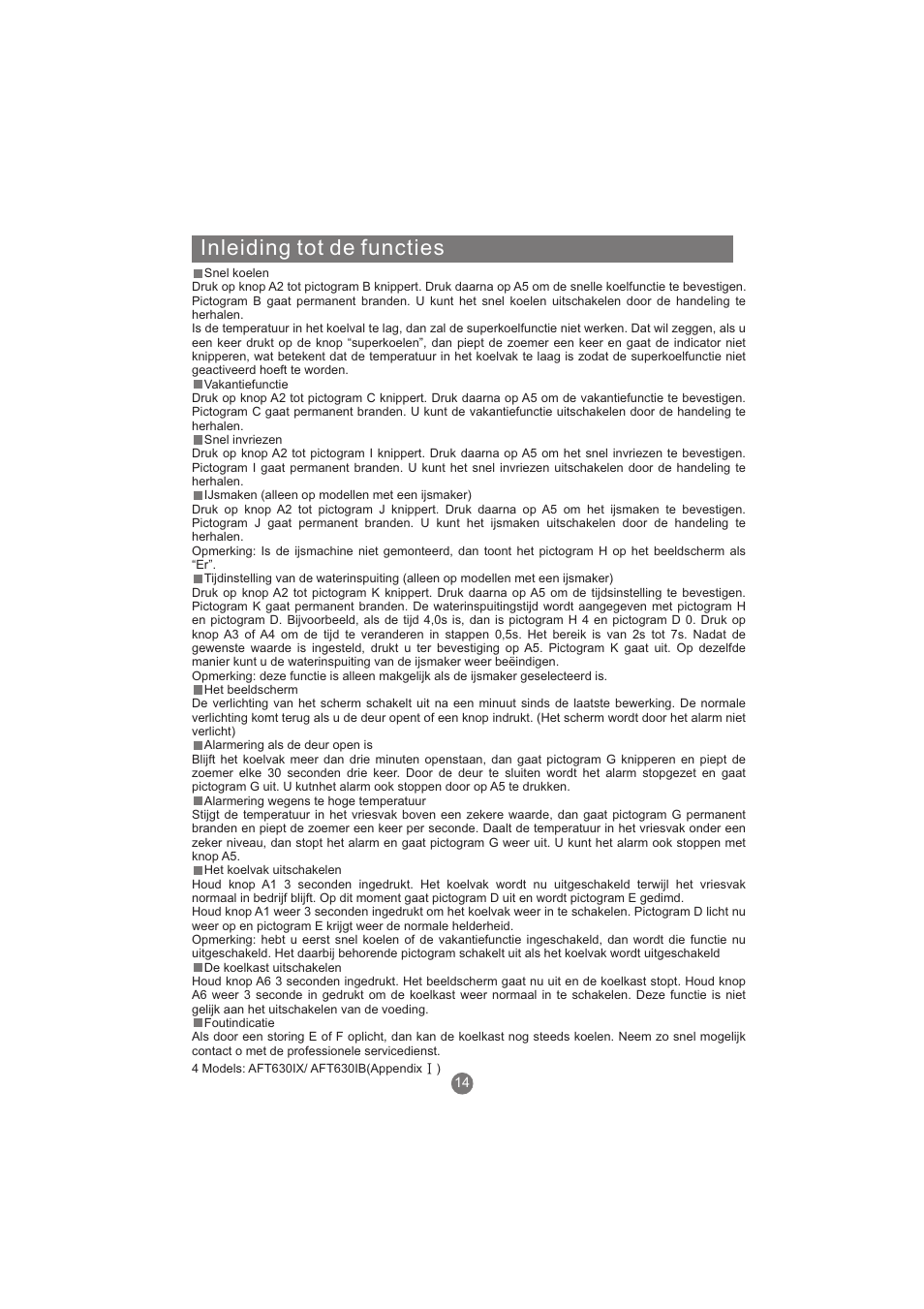 Inleiding tot de functies | haier AFL631CB User Manual | Page 183 / 196
