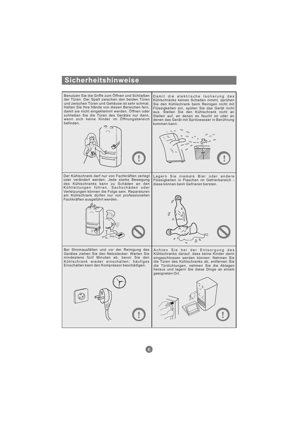 Sicherheitshinweise | haier AFL631CB User Manual | Page 37 / 196