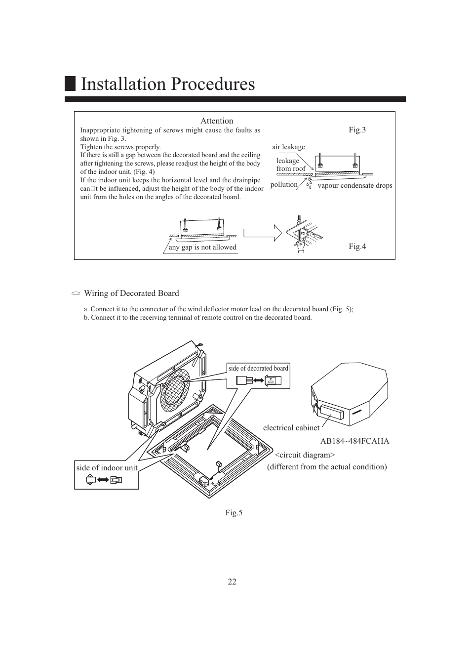 Installation procedures | haier AB124FAAHA User Manual | Page 24 / 31