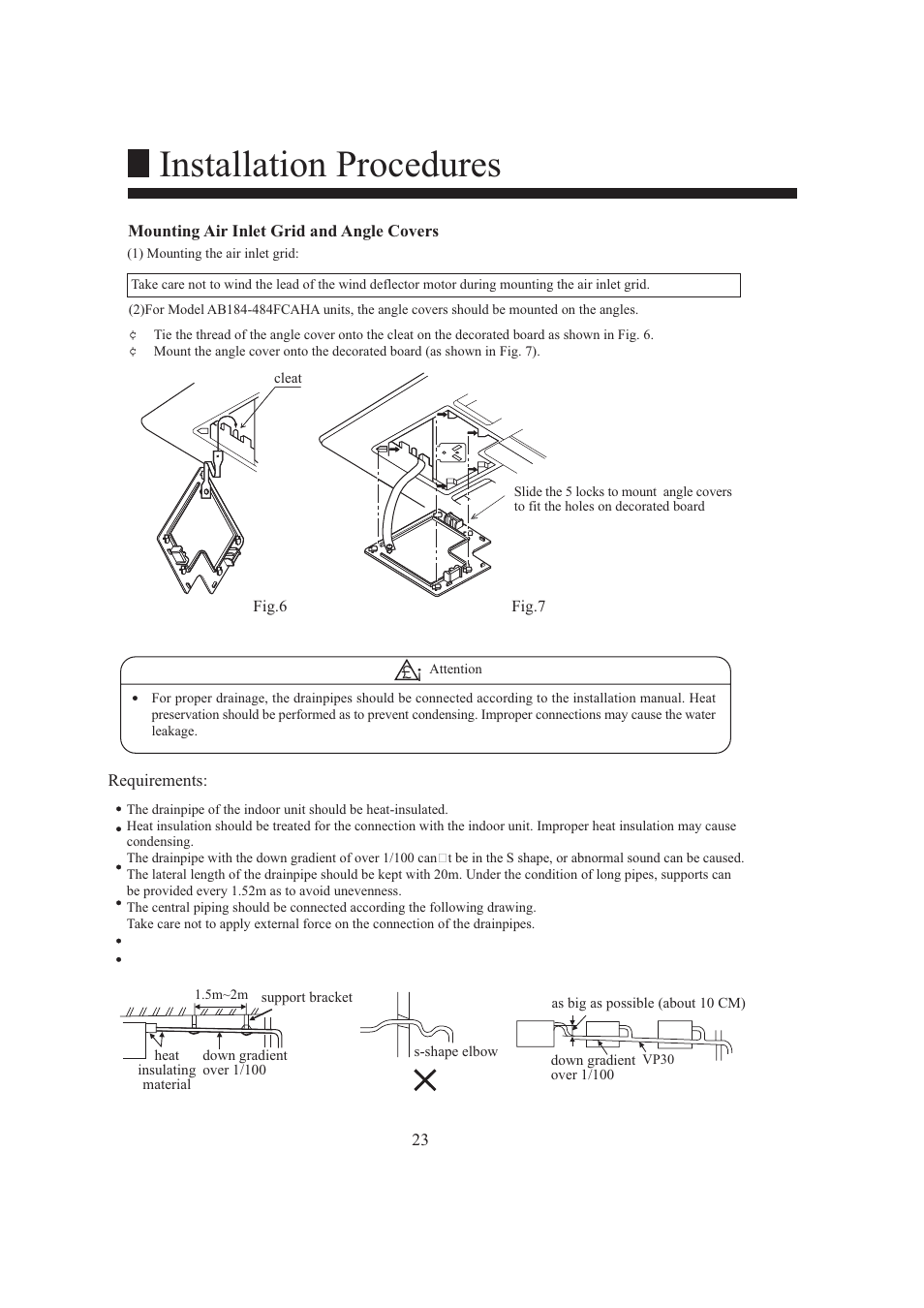 Installation procedures | haier AB124FAAHA User Manual | Page 25 / 31