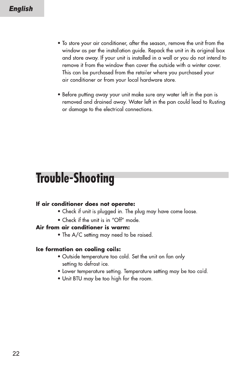 haier ESAX3186 User Manual | Page 24 / 26