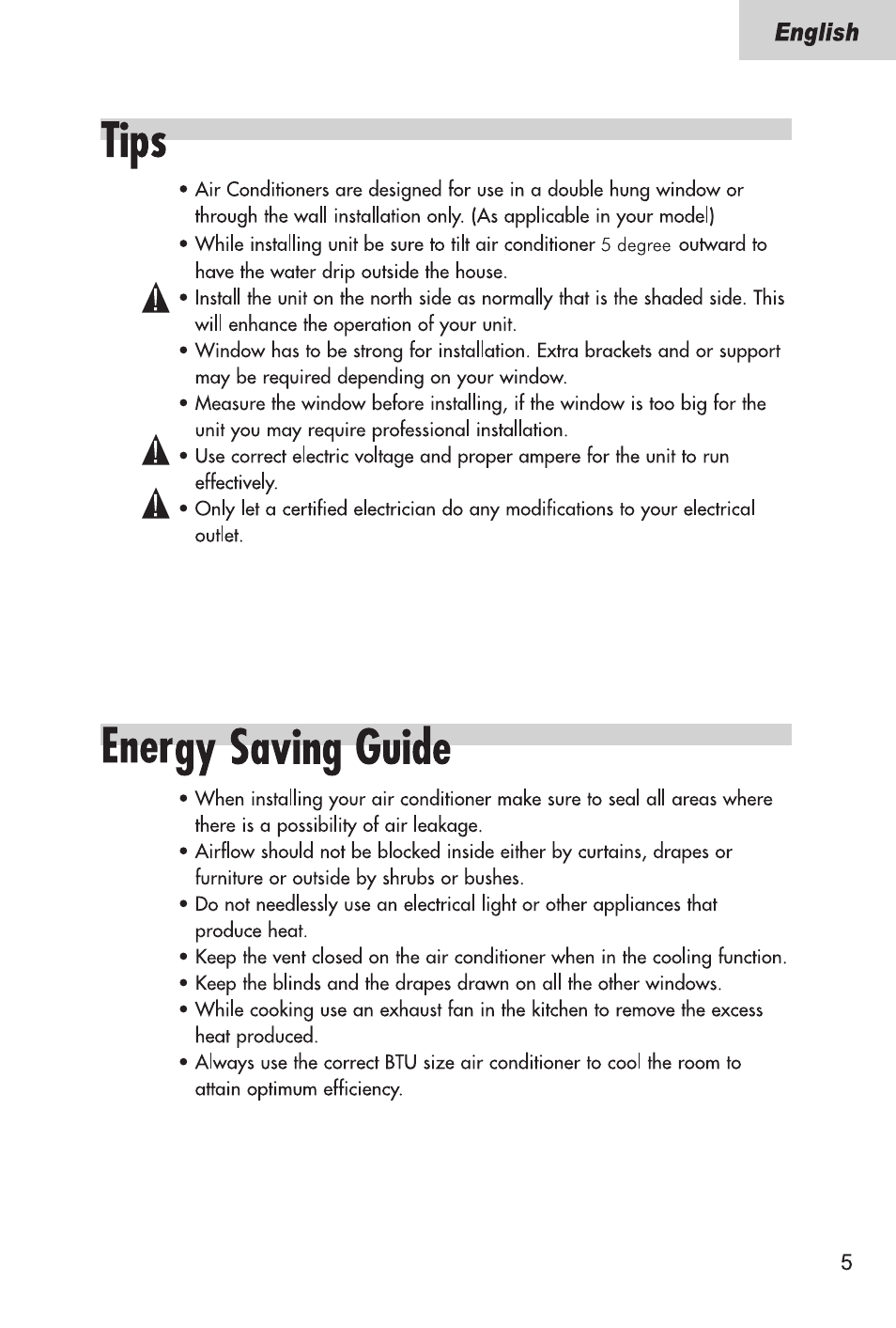 haier ESAX3186 User Manual | Page 7 / 26