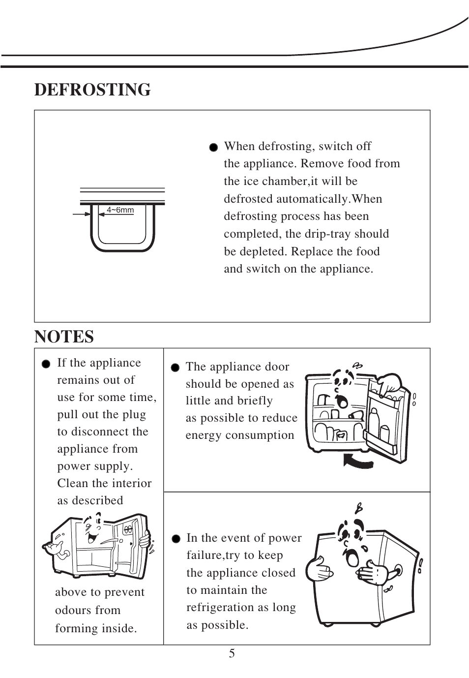 Defrosting | haier BC-76 User Manual | Page 7 / 10