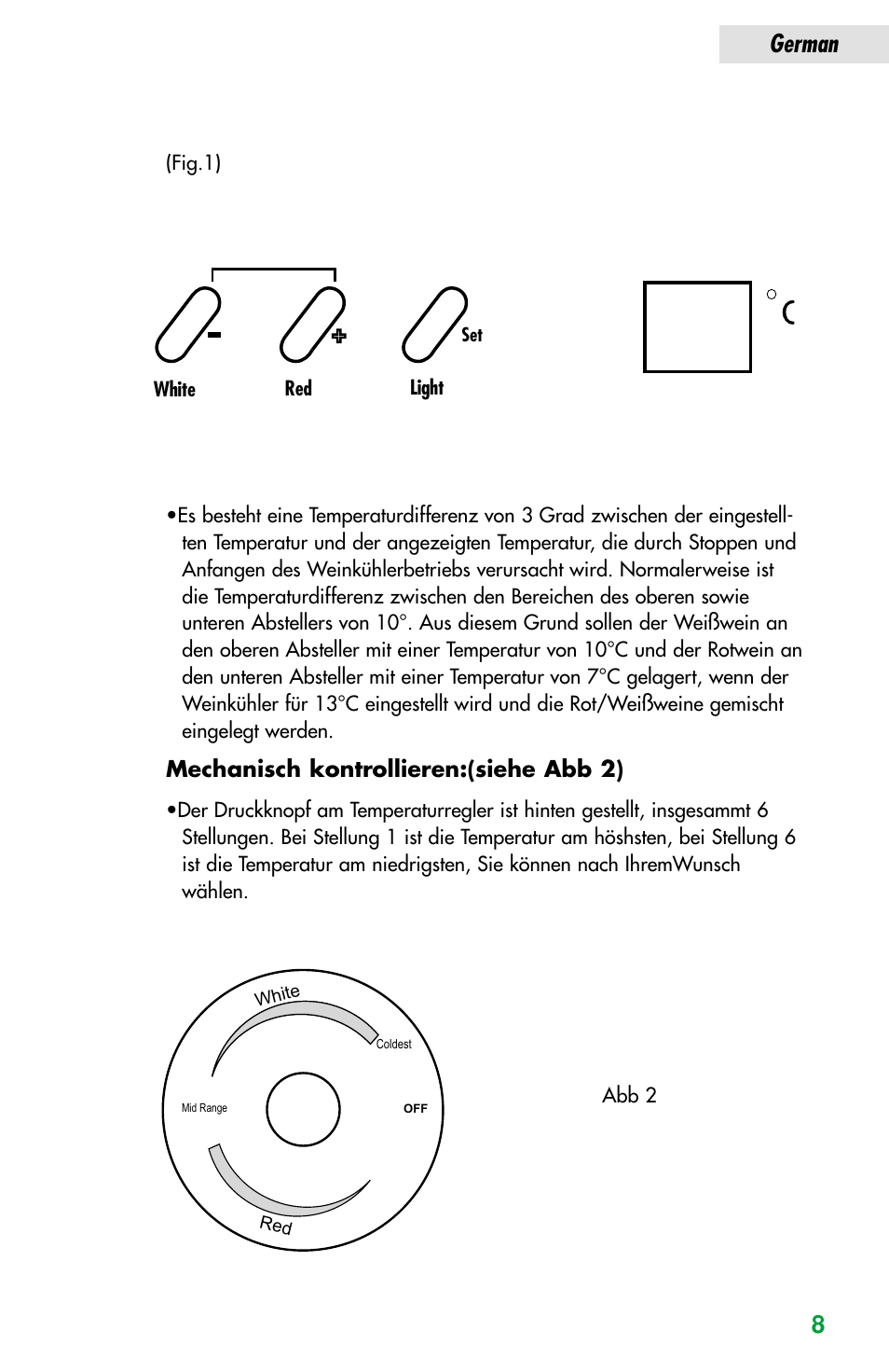 German 8 | haier JC-82GB User Manual | Page 59 / 87