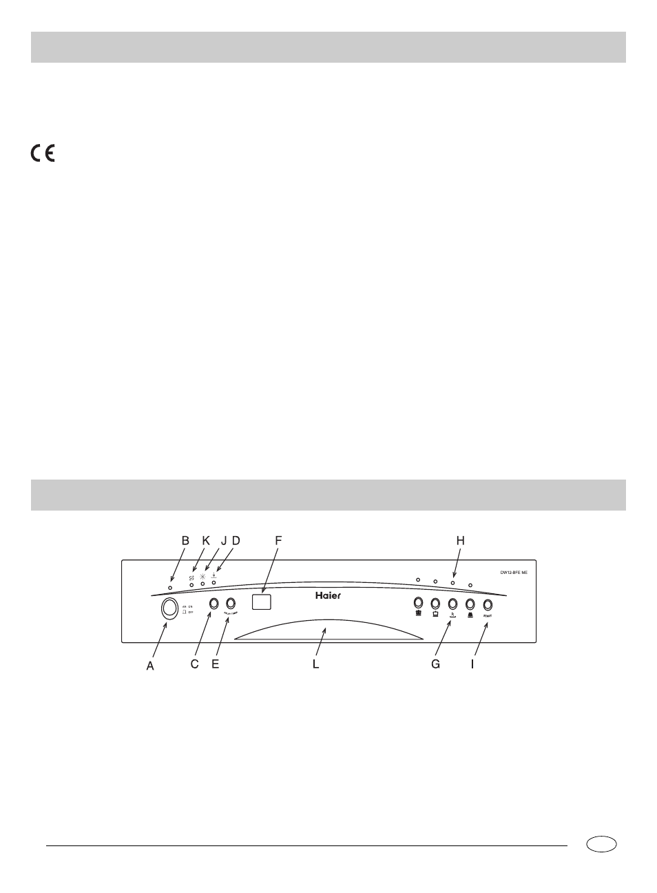 Safety is a good habit to get into | haier DW12-BFE ME User Manual | Page 2 / 12