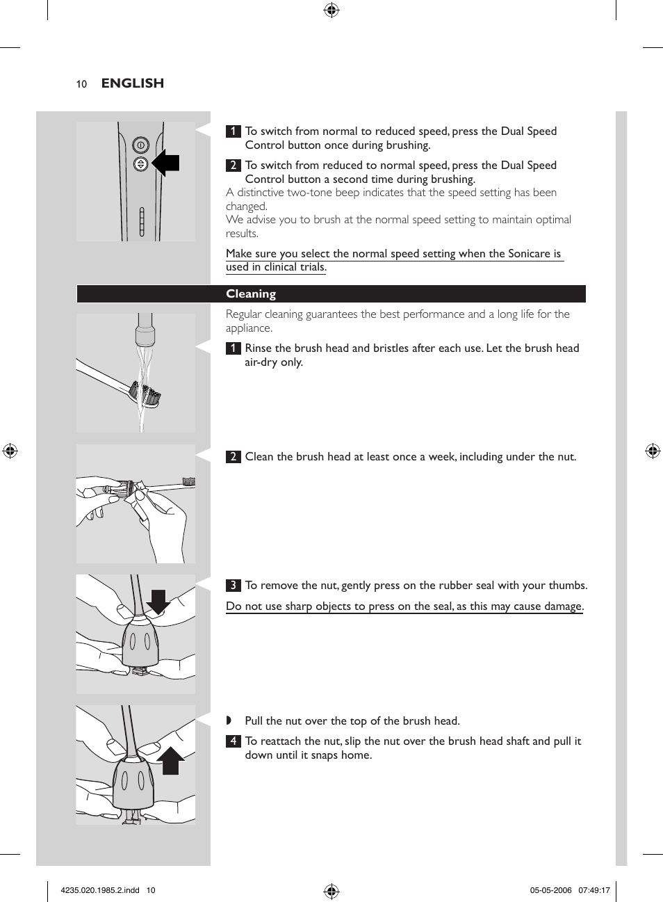 Philips HX 7351 User Manual | Page 10 / 92