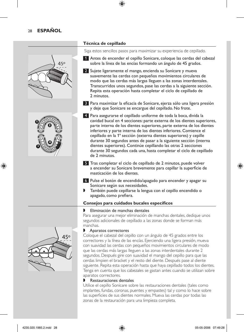 Philips HX 7351 User Manual | Page 28 / 92