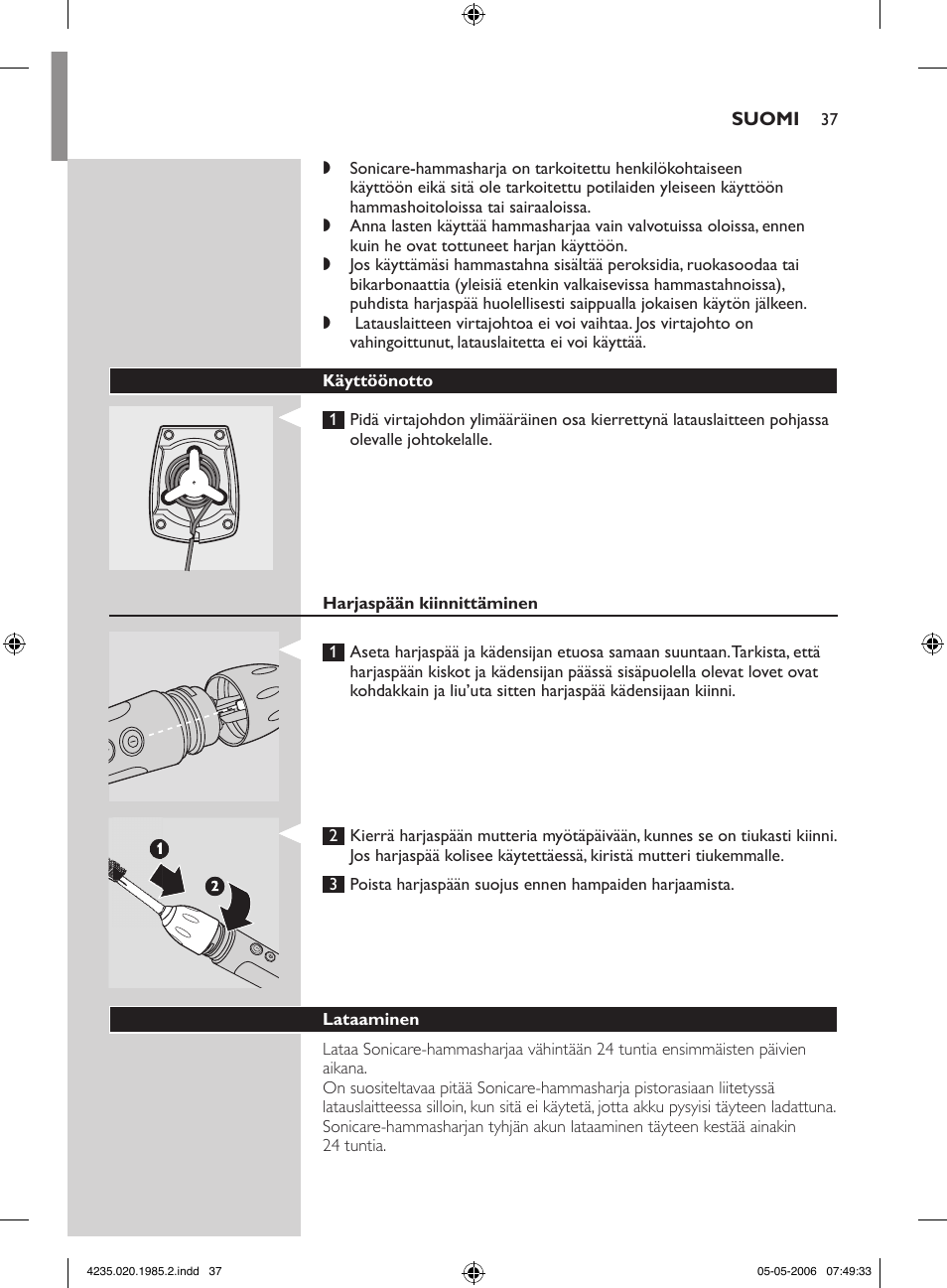 Philips HX 7351 User Manual | Page 37 / 92