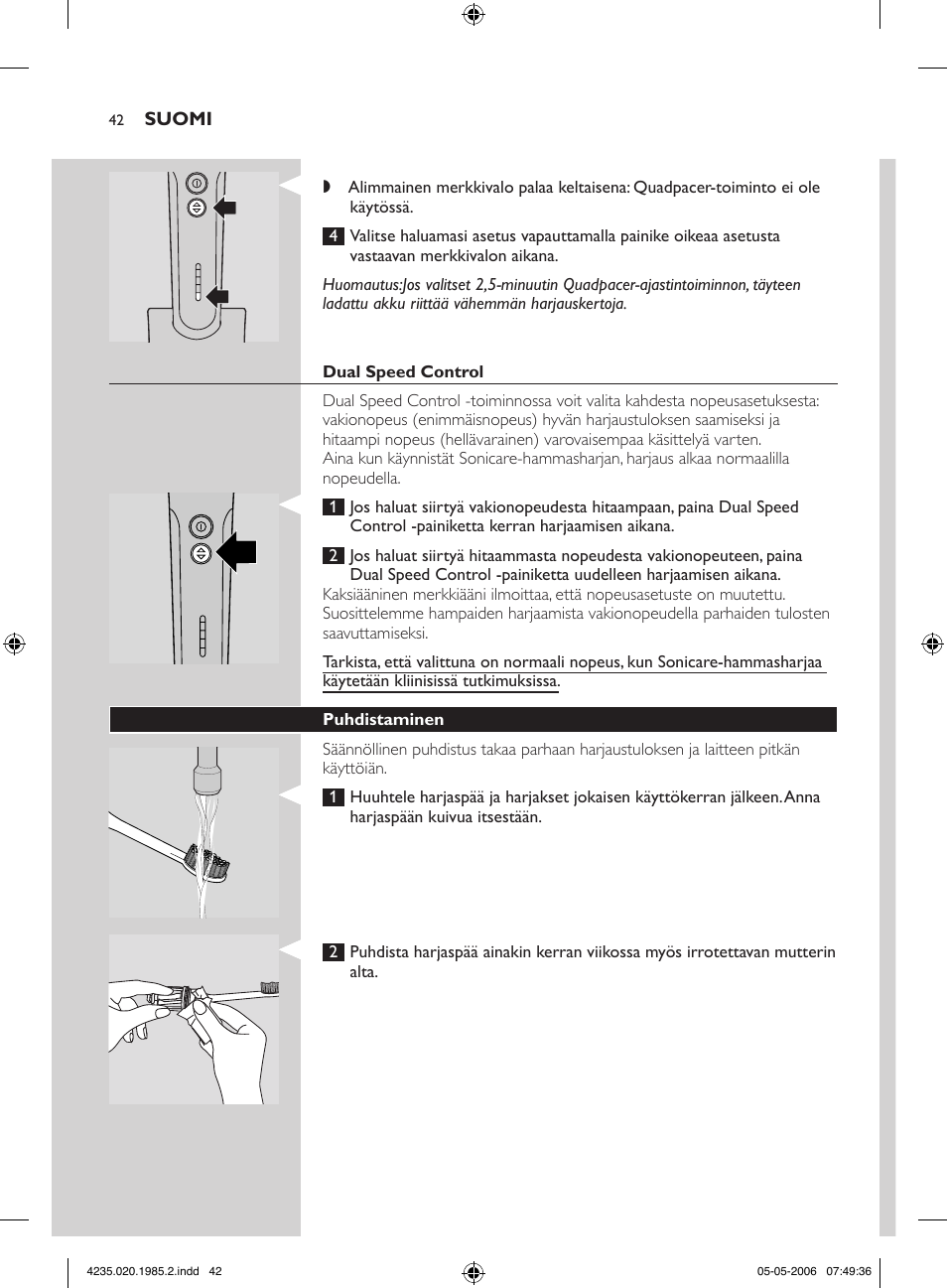 Philips HX 7351 User Manual | Page 42 / 92