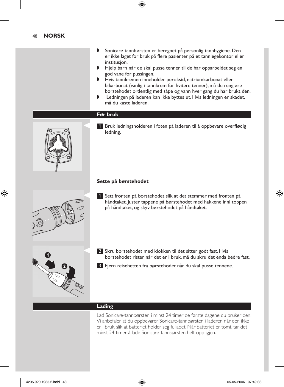 Philips HX 7351 User Manual | Page 48 / 92