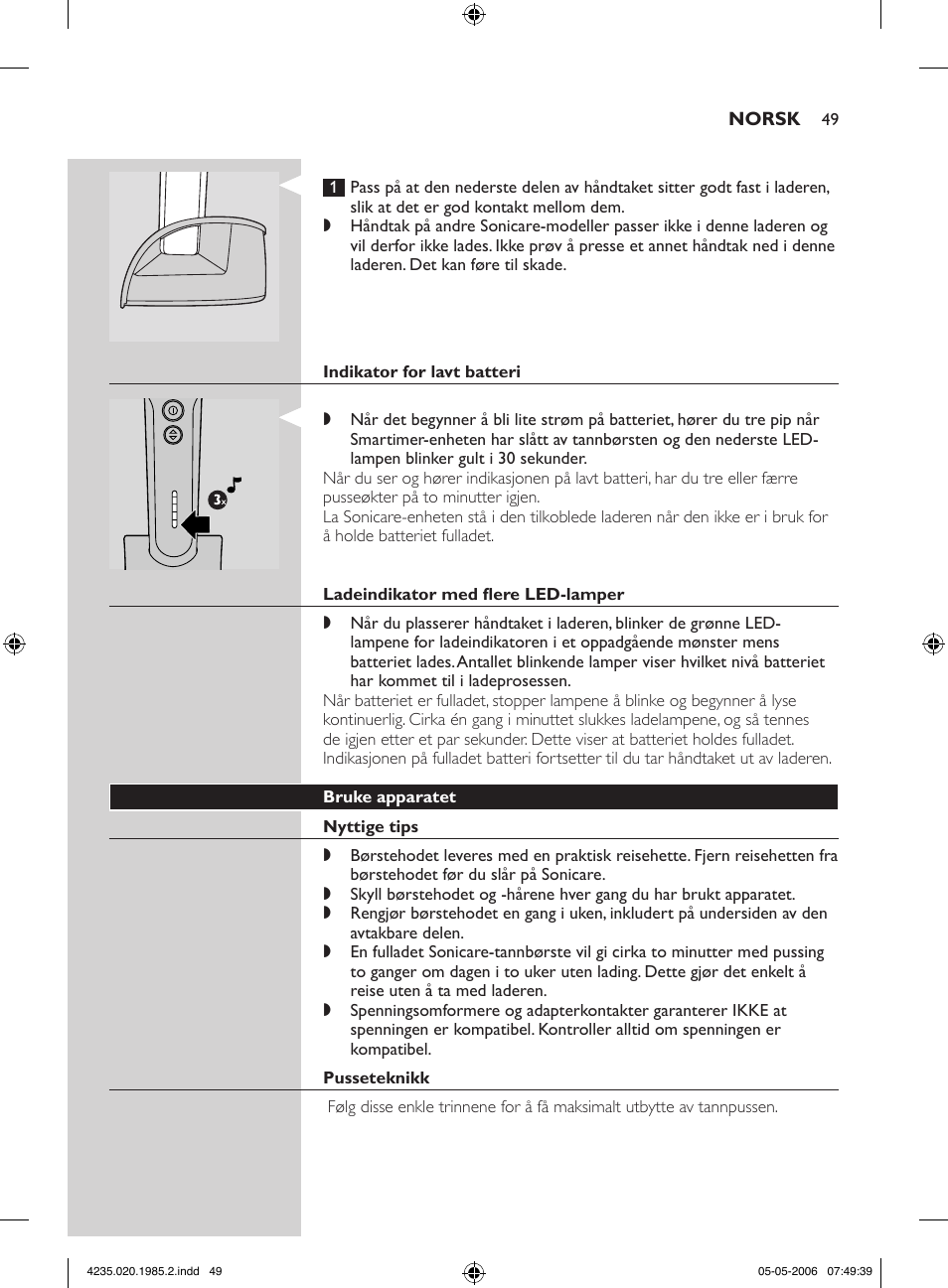 Philips HX 7351 User Manual | Page 49 / 92