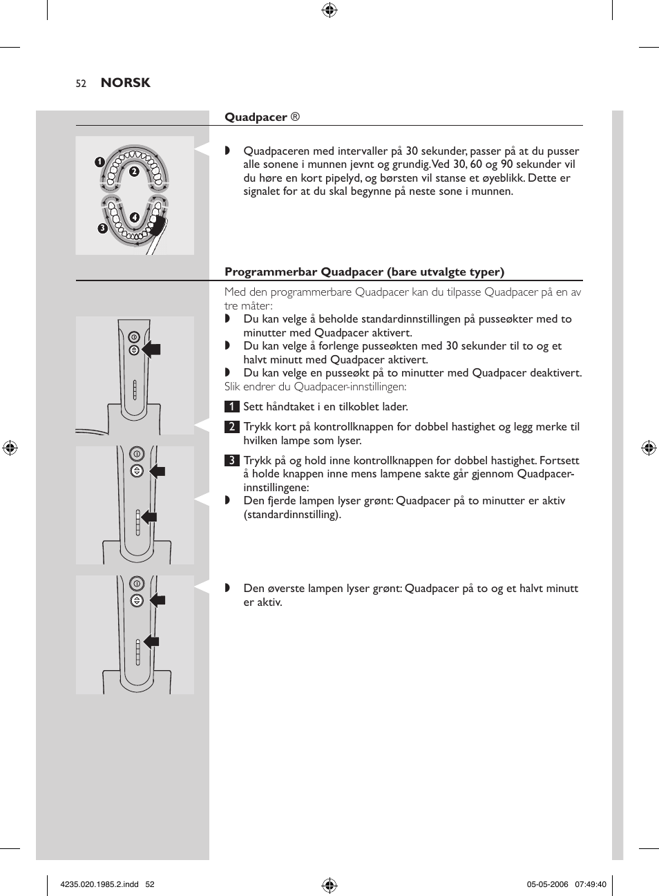 Philips HX 7351 User Manual | Page 52 / 92