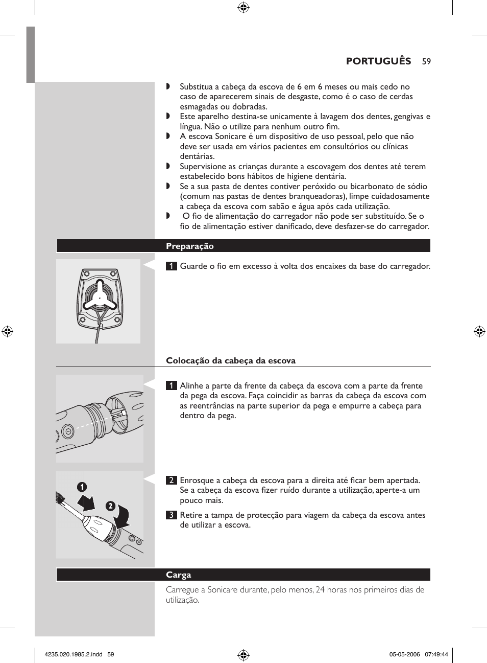 Philips HX 7351 User Manual | Page 59 / 92