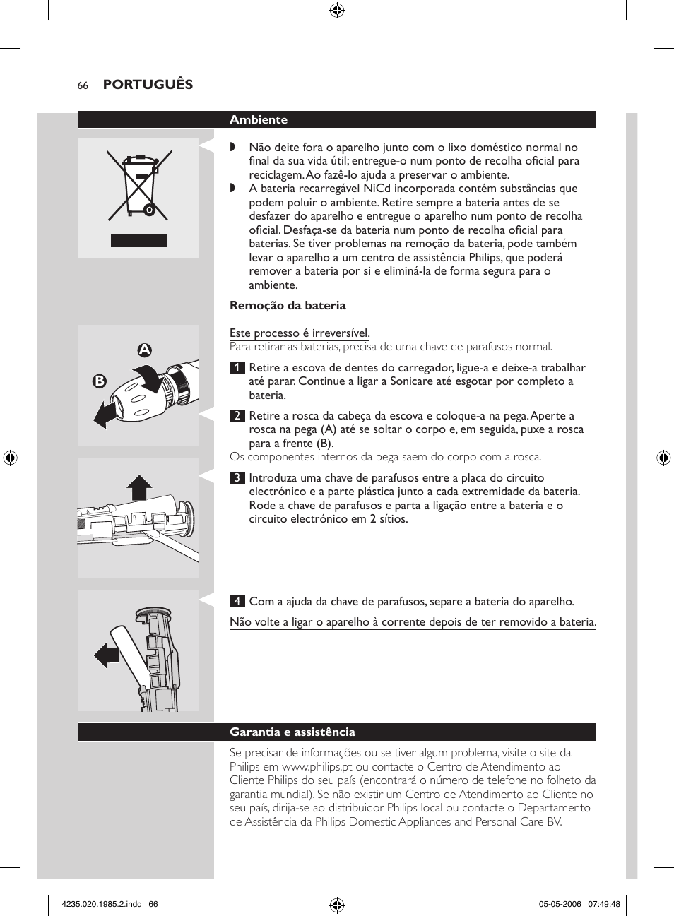 Philips HX 7351 User Manual | Page 66 / 92