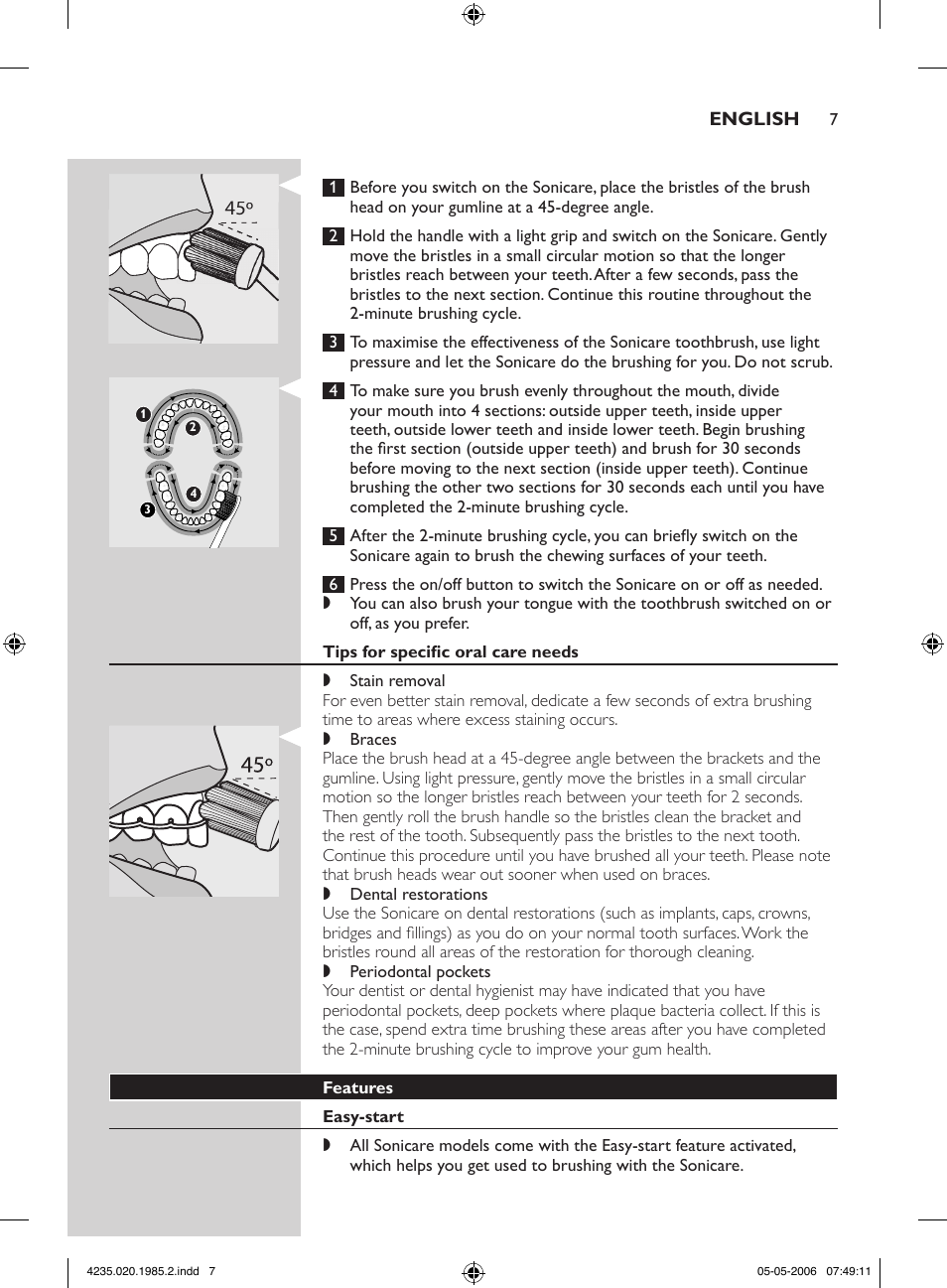 Philips HX 7351 User Manual | Page 7 / 92