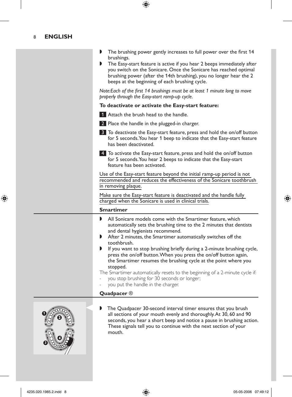 Philips HX 7351 User Manual | Page 8 / 92