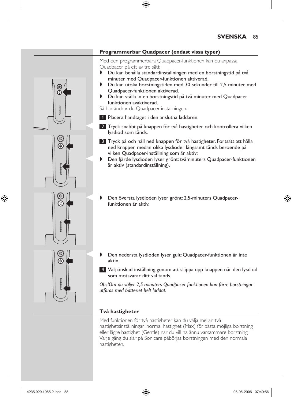 Philips HX 7351 User Manual | Page 85 / 92