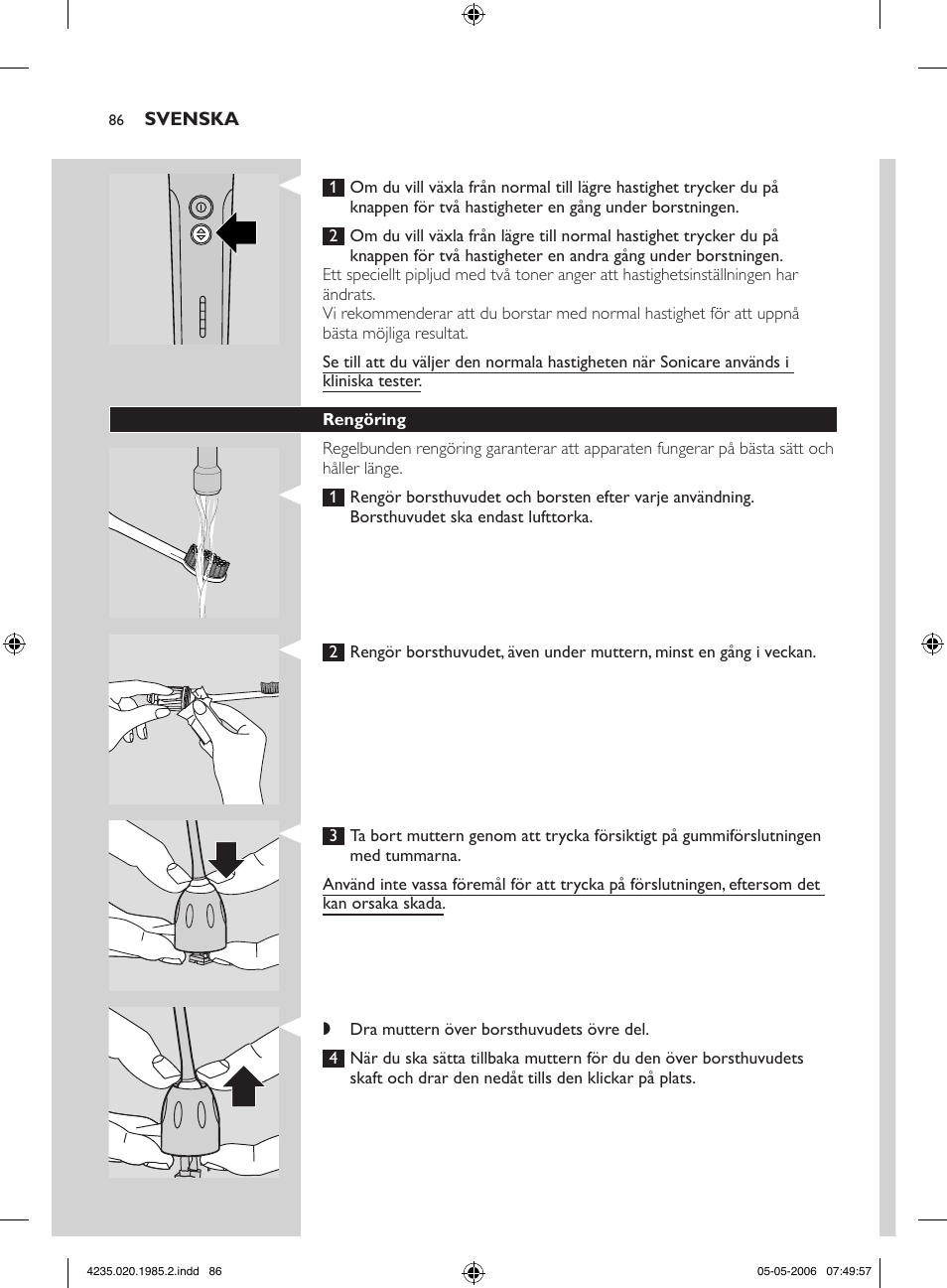 Philips HX 7351 User Manual | Page 86 / 92