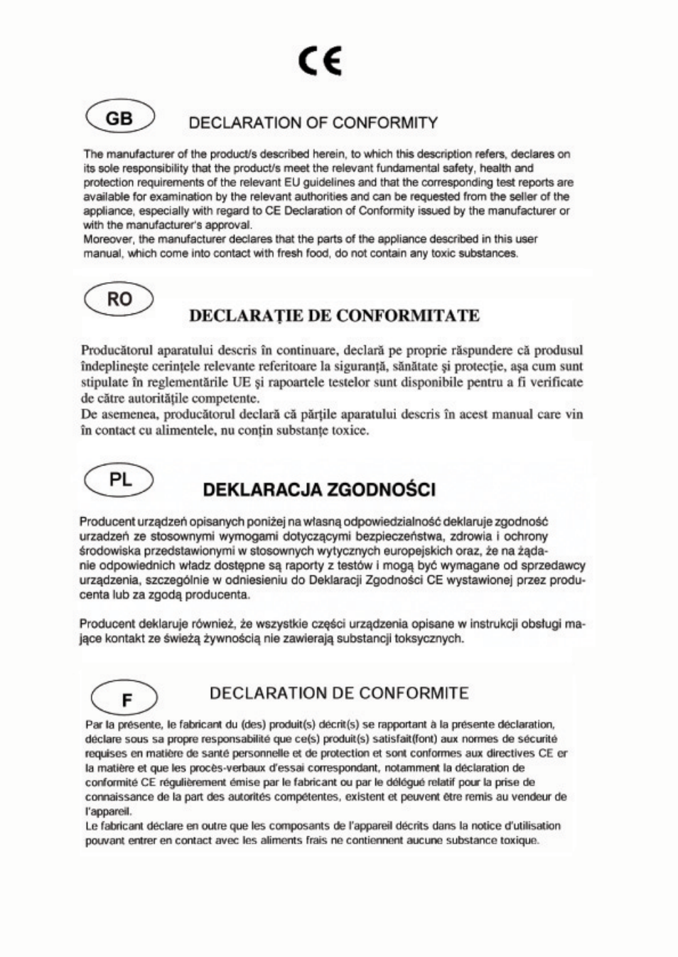 haier BD-208G User Manual | Page 2 / 68