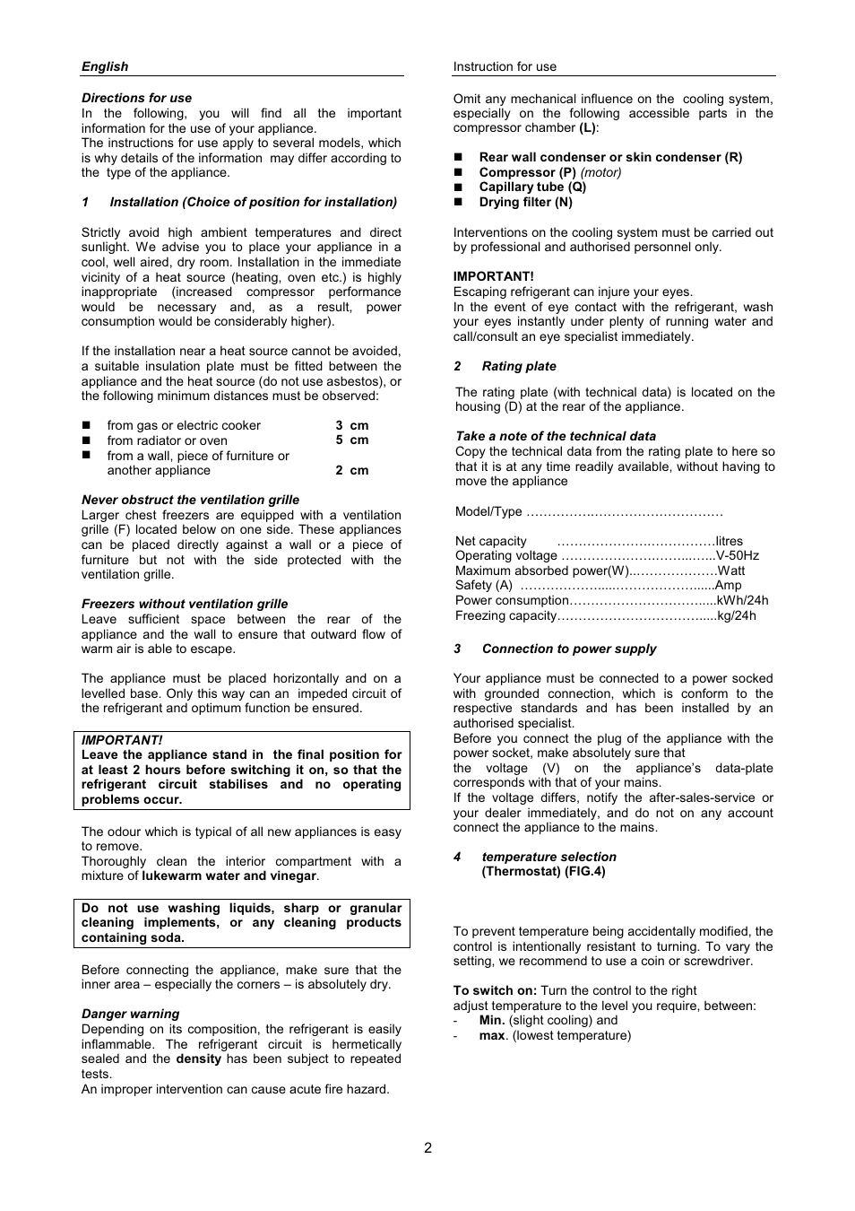 haier BD-208G User Manual | Page 5 / 68