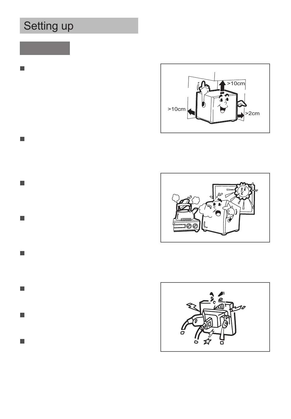 Setting up | haier HBF130 User Manual | Page 4 / 11