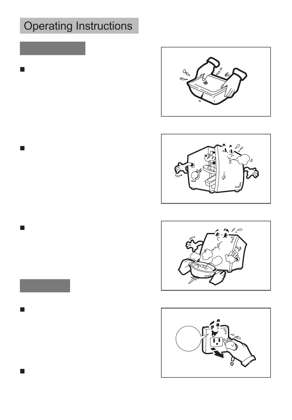 Operating instructions | haier HBF130 User Manual | Page 6 / 11