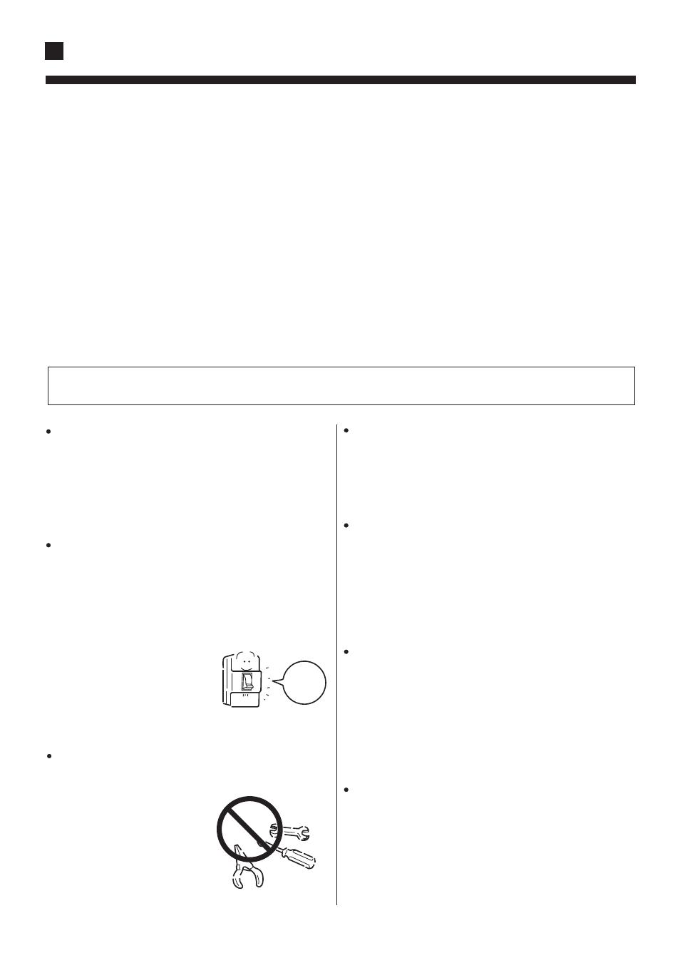 Safety precautions, Warning | haier AD122XLERA User Manual | Page 5 / 28