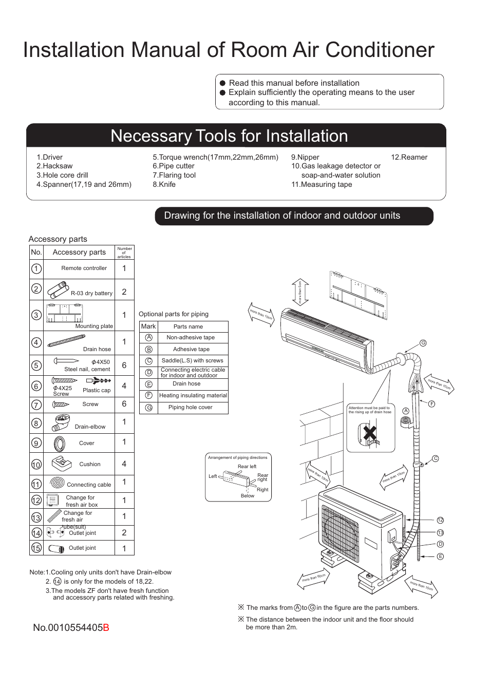 haier 0010554405B User Manual | 8 pages