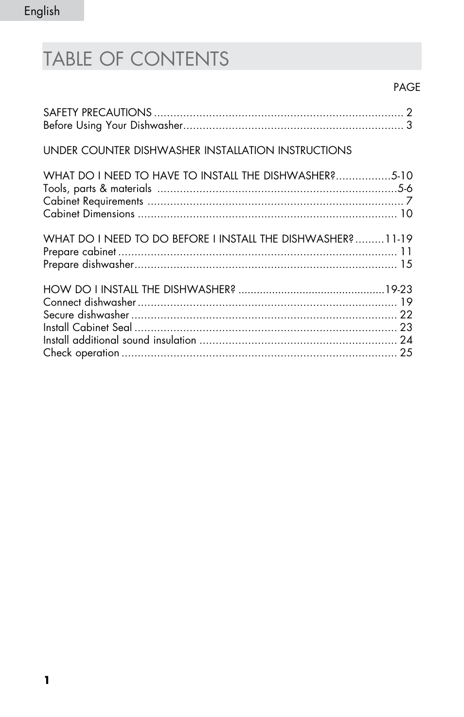 haier DW-7777-01 User Manual | Page 2 / 84