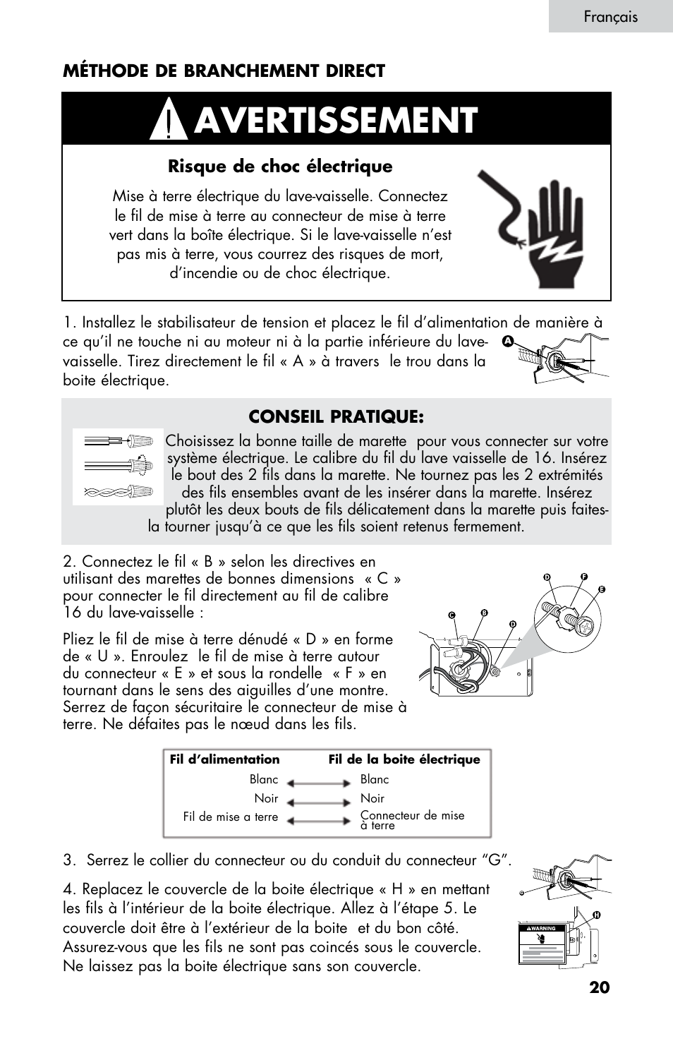 Avertissement | haier DW-7777-01 User Manual | Page 77 / 84