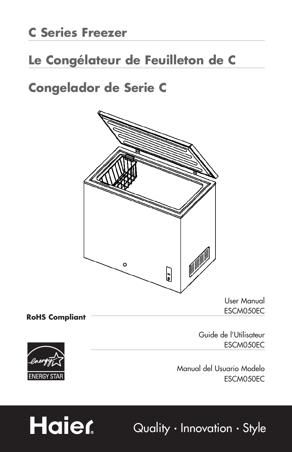 haier C SERIES ESCM050EC User Manual | 44 pages