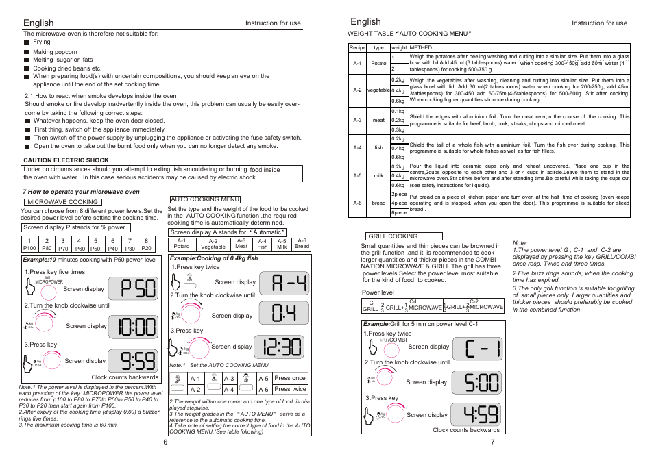 English | haier HMW24AEDSS User Manual | Page 8 / 8