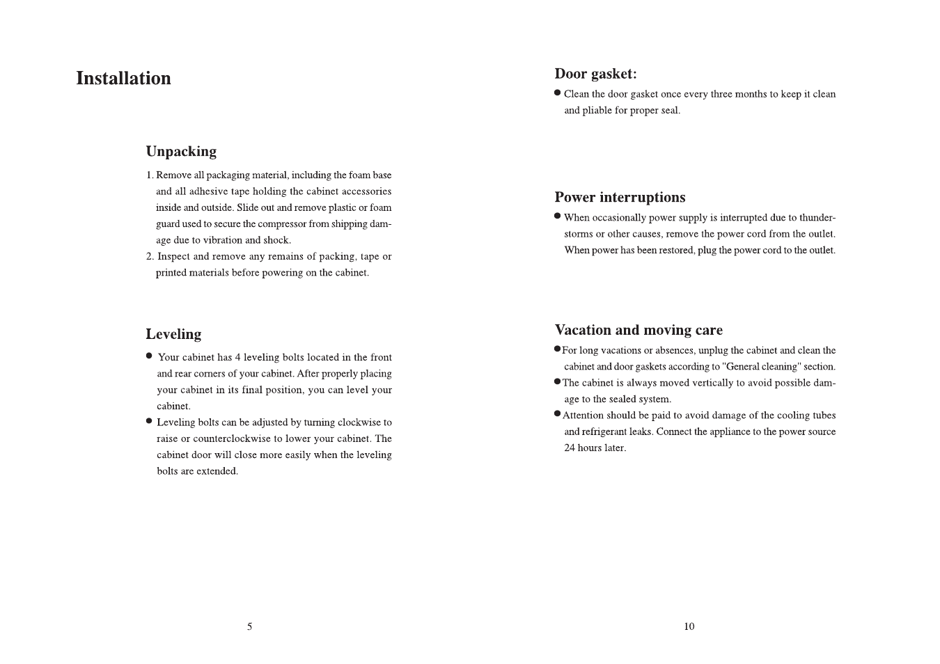 haier BC-110H User Manual | Page 6 / 8