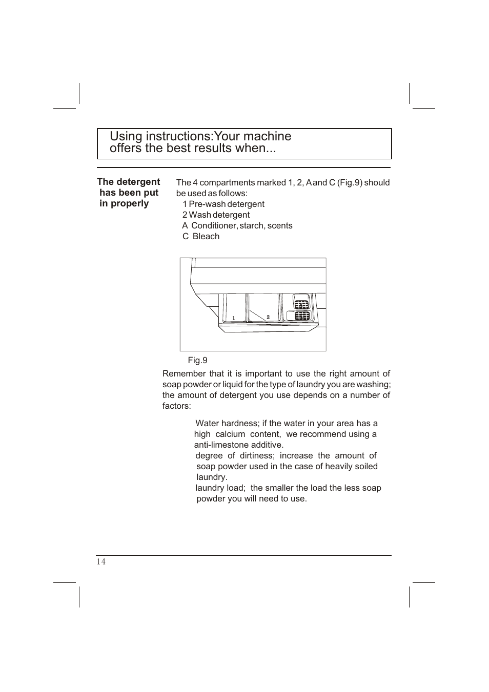 haier WNA600T User Manual | Page 14 / 22