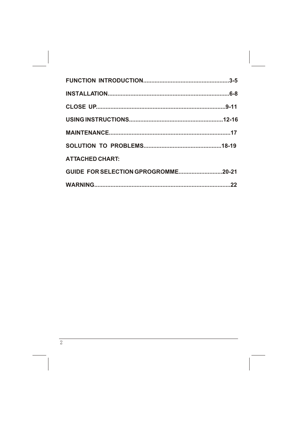 haier WNA600T User Manual | Page 3 / 22