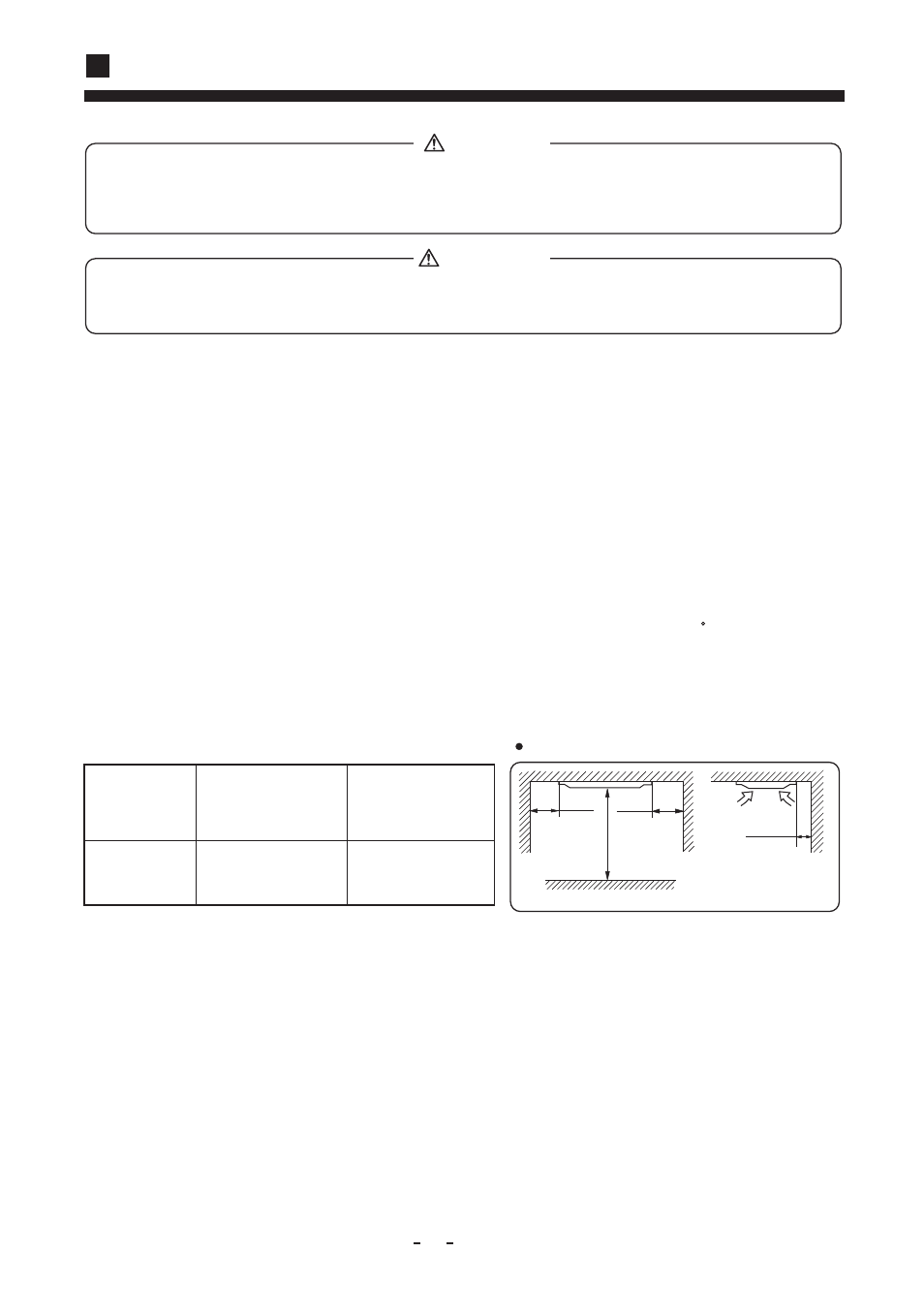 Installation manual for indoor unit, Notice, Warning | haier AD42NAMBEA User Manual | Page 14 / 20