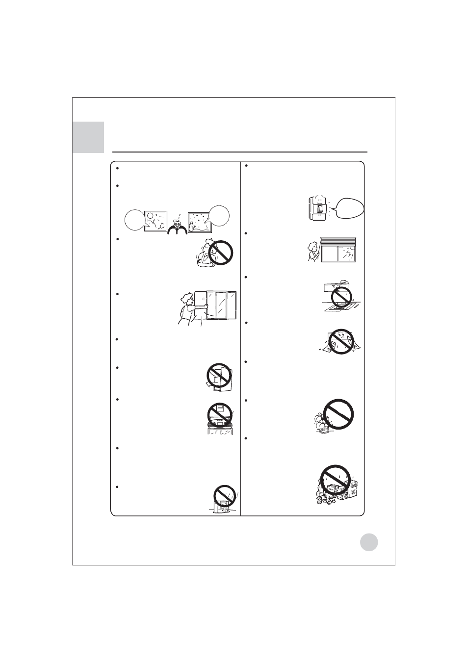 Usersí attention | haier AE122BCAAA (H2EM-18H03) User Manual | Page 12 / 27