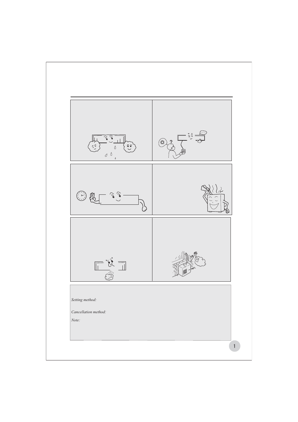 Operation points, Defrosting function, Change of fan speed | Hint | haier AE122BCAAA (H2EM-18H03) User Manual | Page 2 / 27