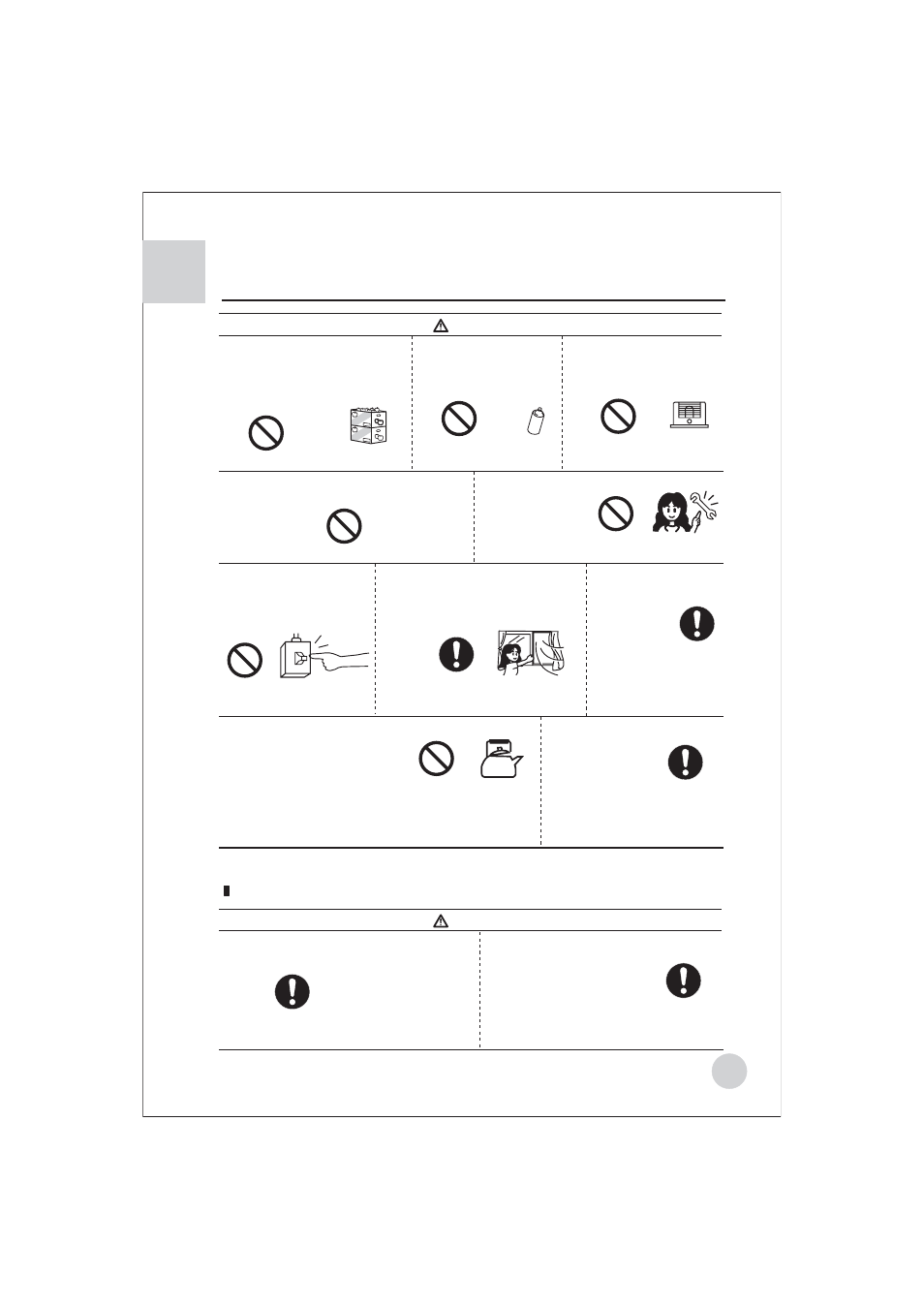 Safety precautions | haier AE122BCAAA (H2EM-18H03) User Manual | Page 6 / 27
