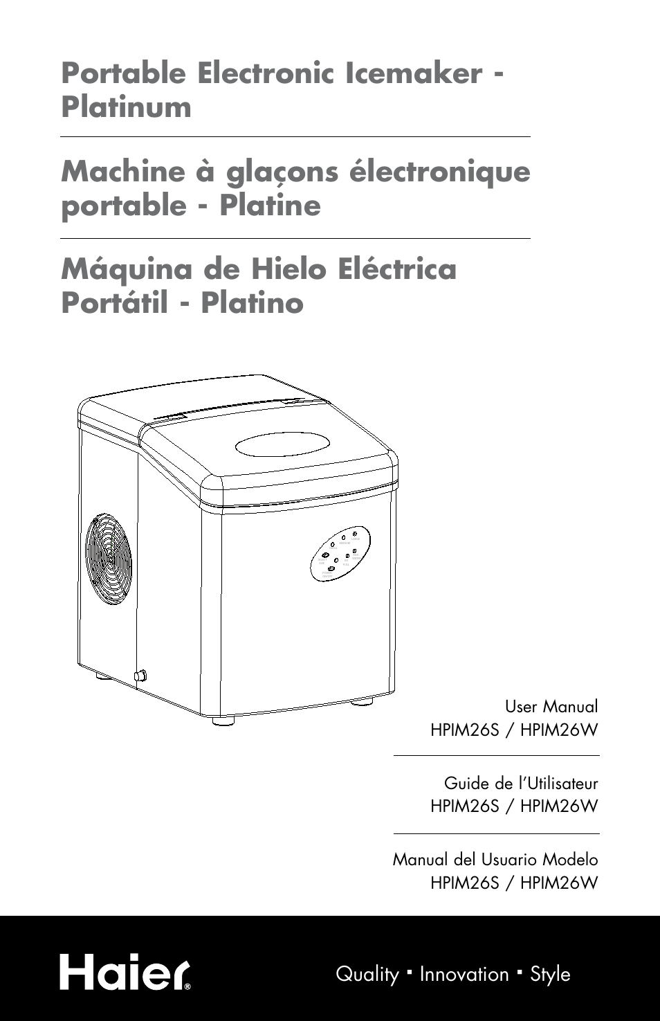 haier HPIM26W User Manual | 13 pages