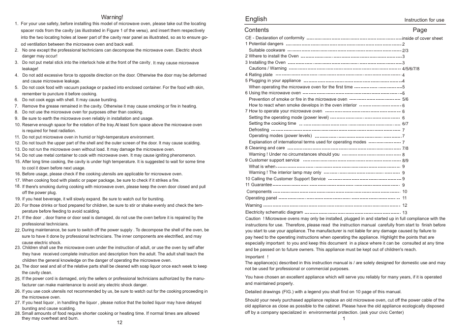 haier EA-1770MG User Manual | Page 3 / 8