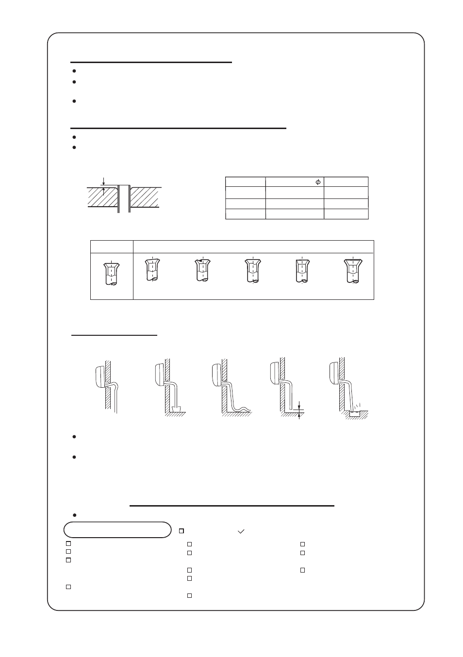 On drainage, Check items for test run | haier 0010515194 User Manual | Page 8 / 8