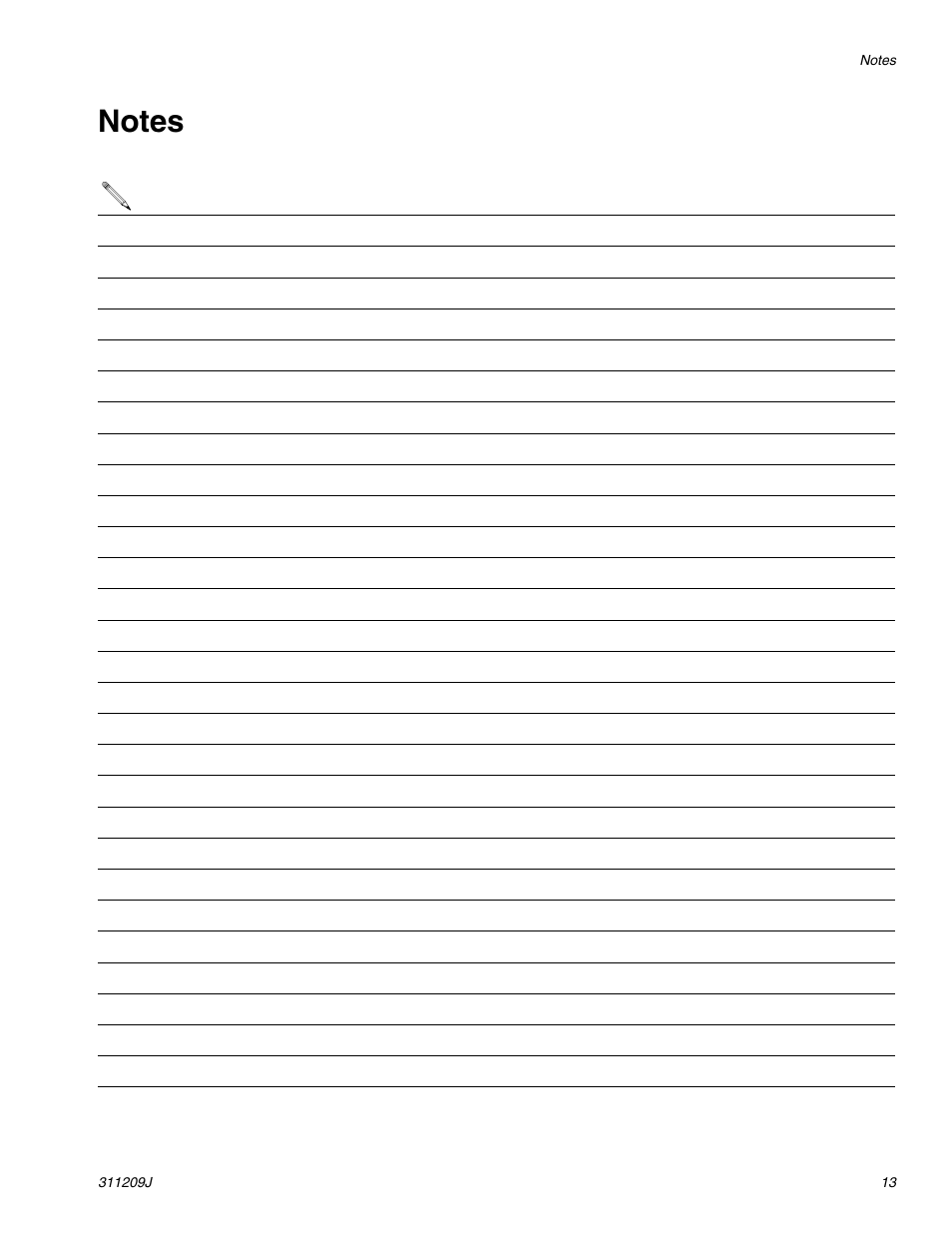 Notes | haier 311209J User Manual | Page 13 / 22