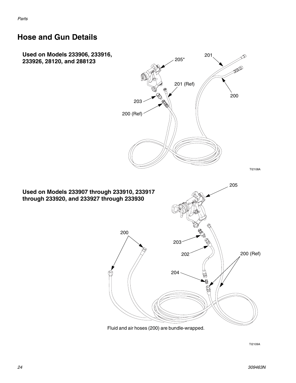 Hose and gun details | haier MERKUR 309463N User Manual | Page 24 / 28