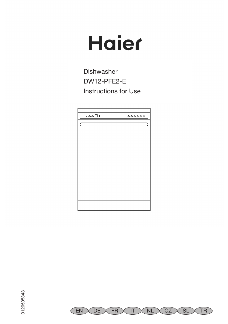 haier DW12-PFE2-E User Manual | 28 pages