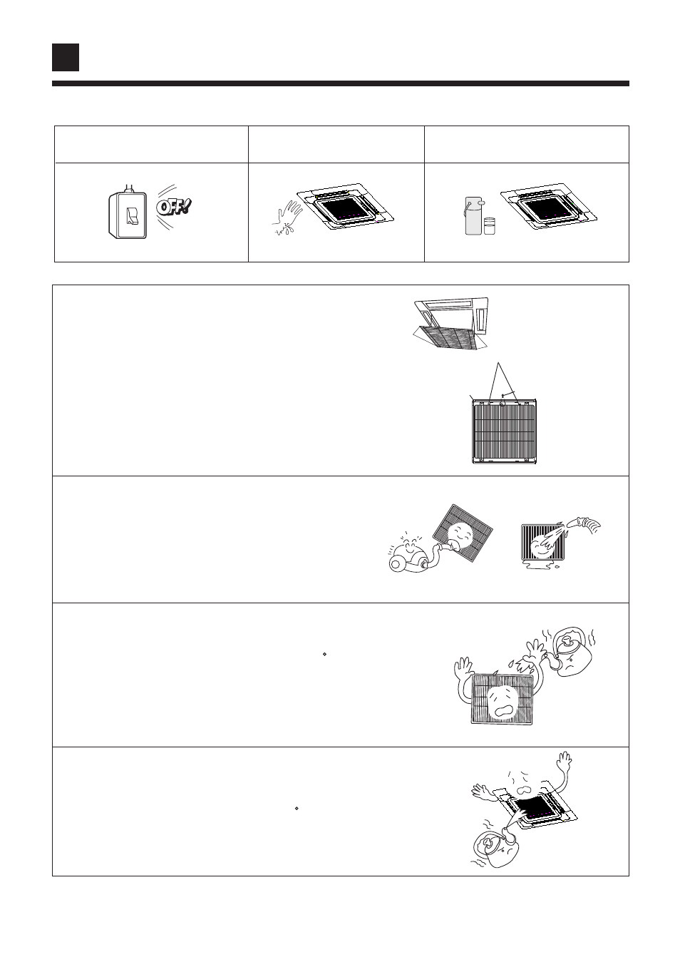 Maintenance, Clean the unit, Clean the air filter | Caution, Clean indoor (outdoor )unit | haier AB092XCERA User Manual | Page 10 / 25