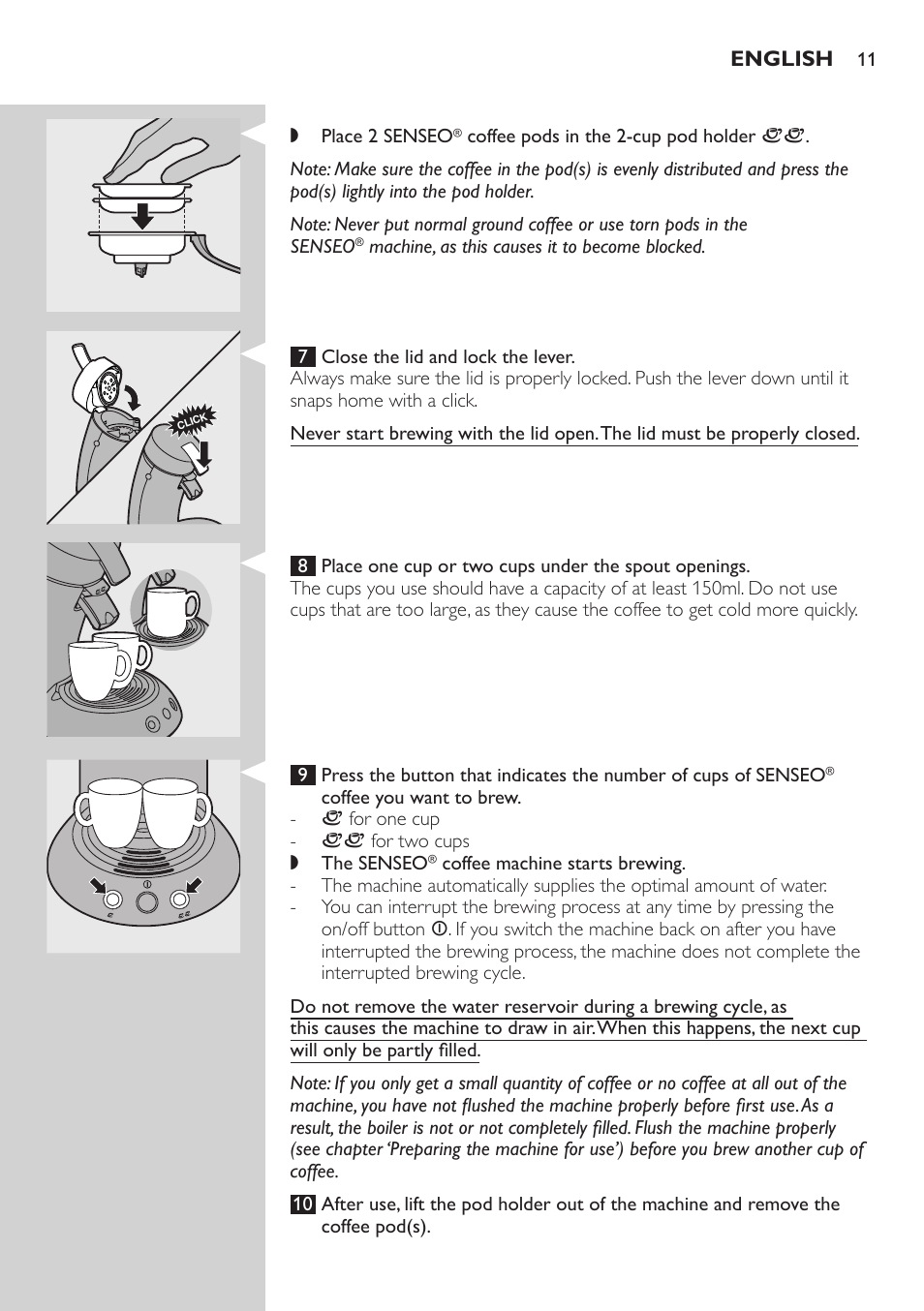 Philips HD7810 User Manual | Page 11 / 90