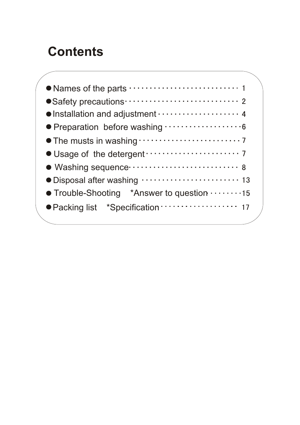 haier HWM80-0626SH User Manual | Page 2 / 19
