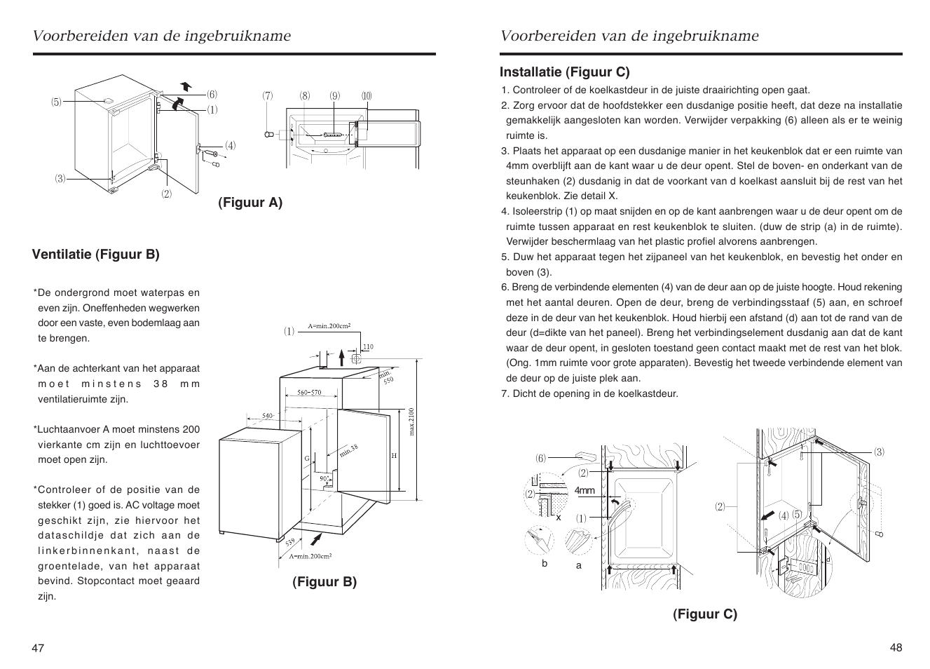 Voorbereiden van de ingebruikname | haier HR-145A User Manual | Page 26 / 30